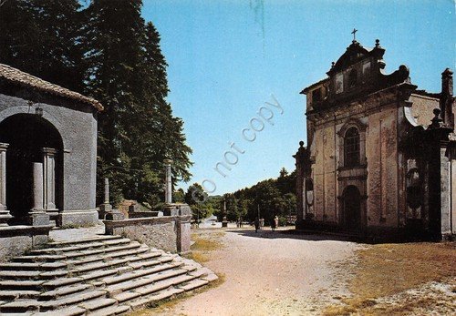 Cartolina Serra San Bruno Chiesa Santa Maria nel Bosco