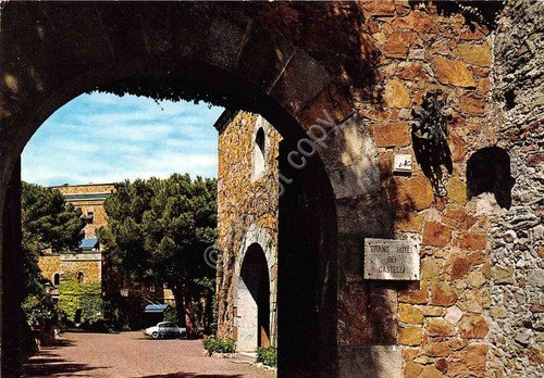 Cartolina Sestri Levante Hotel dei Castelli Entrata del parco