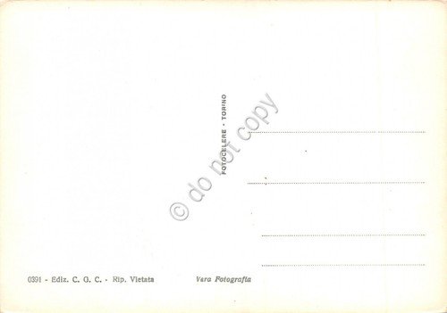 Cartolina Sestri Levante panorama dall'alto anni '50 (Genova)