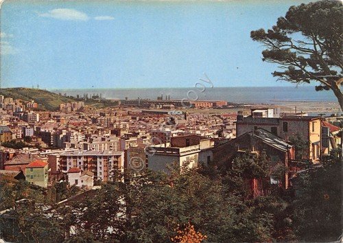 Cartolina Sestri Ponente Panorama Stabilimento Oscar Senigallia