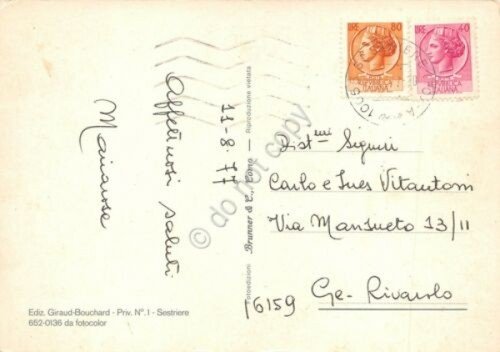 Cartolina Sestriere Vedute 1977 (Torino) | Immagine Gallery 2