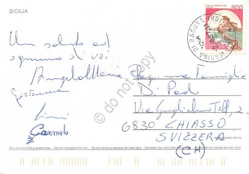 Cartolina Sicilia vedute 1997 (Palermo) | Immagine Gallery 2