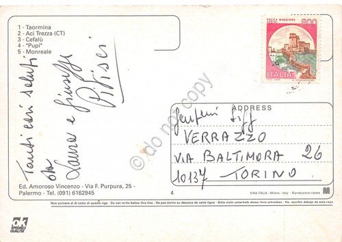 Cartolina Sicilia vedute e folclore (Palermo) | Immagine Gallery 2