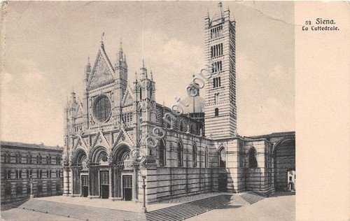 Cartolina Siena Cattedrale 1912 | Immagine principale