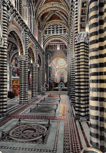 Cartolina Siena Cattedrale Interno | Immagine principale