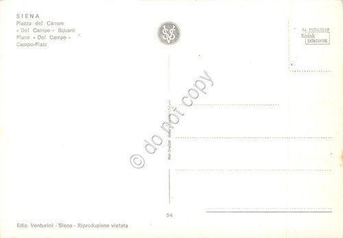 Cartolina Siena Piazza del Campo | Immagine Gallery 2