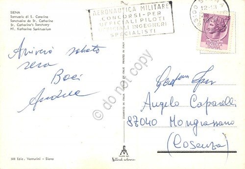 Cartolina Siena Santuario di Santa Caterina | Immagine Gallery 2