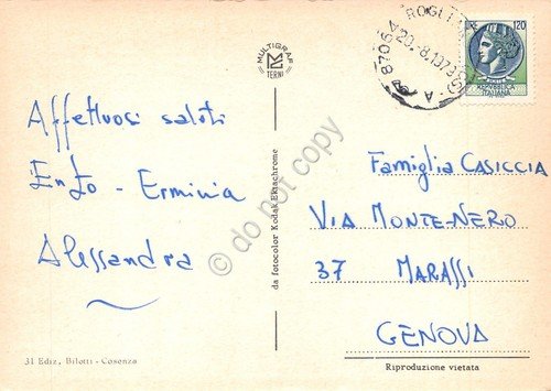 Cartolina Sila 4 vedute auto d'epoca (Cosenza) | Immagine Gallery 2