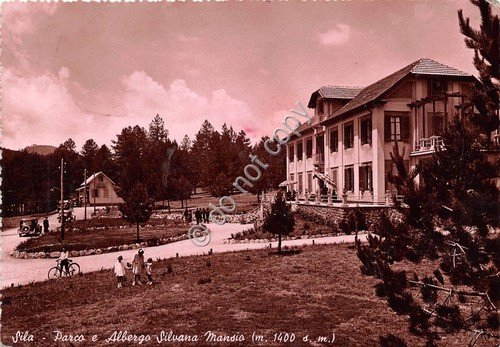 Cartolina SIla Parco e Albergo Silvana Mansio 1951 | Immagine principale