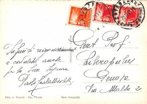 Cartolina Sila Silvana Mansio Parco Albergo 1951
