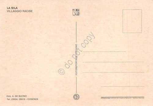 Cartolina Sila Villaggio Racise strada provinciale anni '80 | Immagine Gallery 2