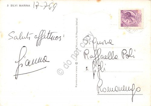 Cartolina Silvi Marina panorama 1969 (Teramo) | Immagine Gallery 2