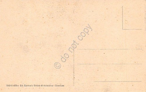 Cartolina Siracusa Grotta dei Cordari nella Latomia Paradiso animata anni …