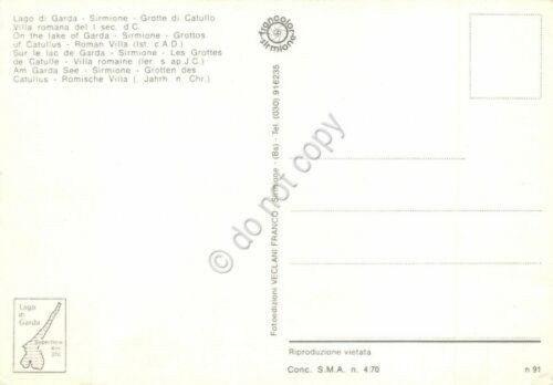 Cartolina Sirmione Grotte di Catullo vedute (Brescia) | Immagine Gallery 2