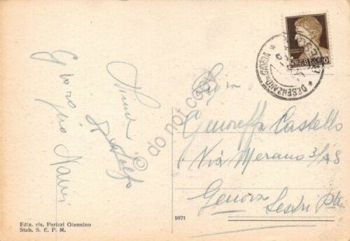 Cartolina Sirmione Imbarcadero anni '30