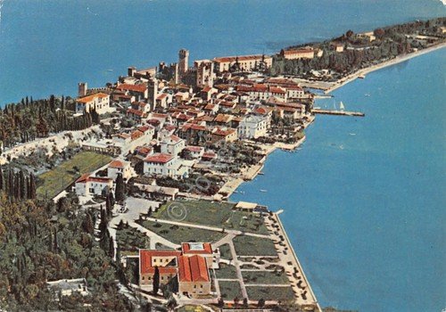 Cartolina Sirmione panorama aereo 1969 (Brescia) | Immagine principale