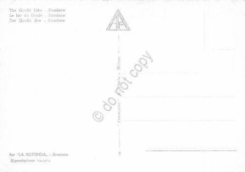 Cartolina Sirmione vedute Motoscafo Riva (Brescia) | Immagine Gallery 2