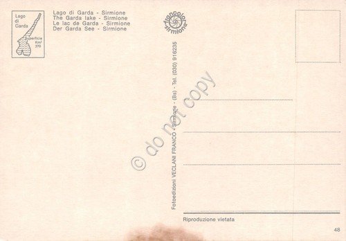 Cartolina Sirmione vedute varie con motoscafi Riva anni '80 | Immagine Gallery 2