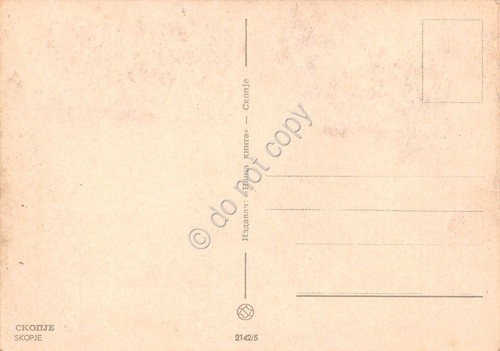 Cartolina Skopje Hotel ponte bus anni '80 | Immagine Gallery 2