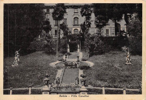 Cartolina Solcio Villa Cavallini