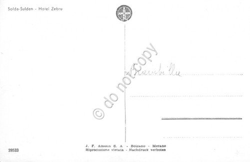 Cartolina Solda Sulden Hotel Zebrù | Immagine Gallery 2