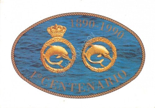 Cartolina Sommergibili Italiani 1° Centenario 1890 1990
