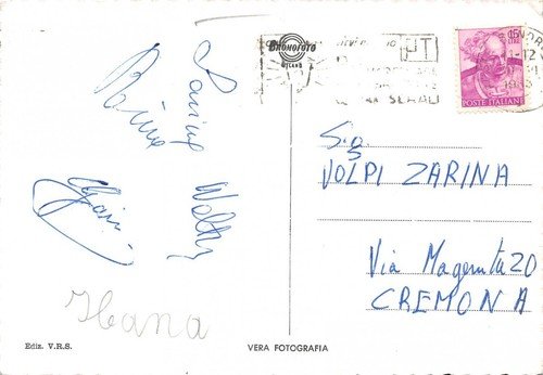 Cartolina Sondrio Vedutine 1963