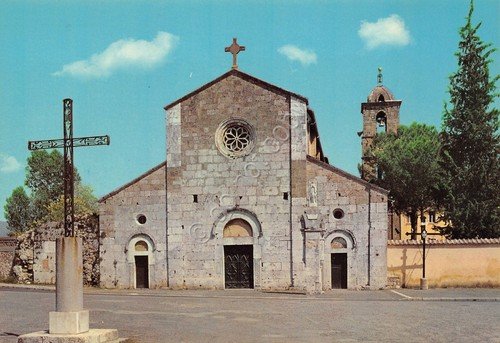 Cartolina Sora Chiesa San Domenico facciata