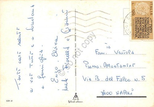 Cartolina Sorrento 3 vedute (Napoli) | Immagine Gallery 2