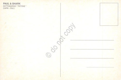 Cartolina Sottomarino Tritone a Capri con subacqueo Paul & Shark | Immagine Gallery 2