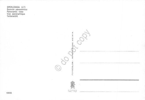 Cartolina Sperlonga panorama piscina animata anni '90 | Immagine Gallery 2