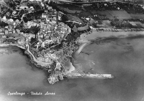 Cartolina Sperlonga veduta aerea anni '60 | Immagine principale