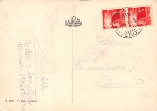 Cartolina Spiazzi di Monte Baldo Panorama 1948