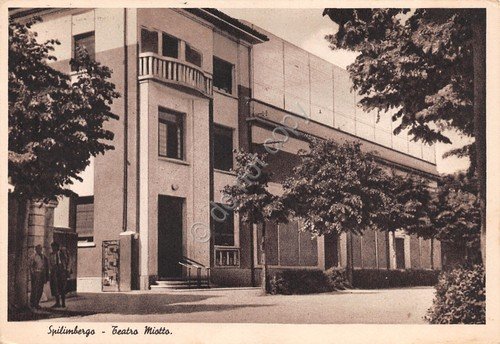 Cartolina Spilimbergo Teatro Miotto Animata 1952 | Immagine principale