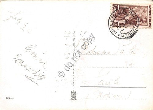 Cartolina Spoleto Rocca e Monumento ai Caduti 1952 (Perugia) | Immagine Gallery 2