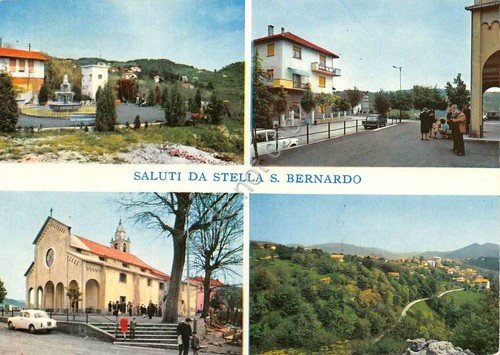 Cartolina Stella S. Bernardo vedute varie paese 1969 | Immagine principale