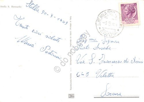 Cartolina Stella S. Bernardo vedute varie paese 1969 | Immagine Gallery 2
