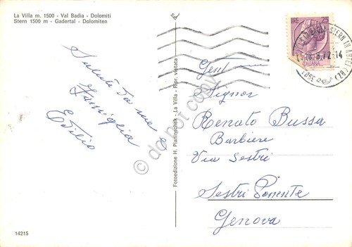 Cartolina Stern vedute varie 1980 animata bambini in costume stemma …