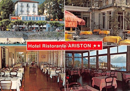 Cartolina Stresa Hotel Ariston Vedute 1988 (Novara)