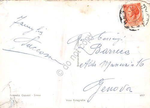 Cartolina Stresa Lago Maggiore Albergo Regina anni '50