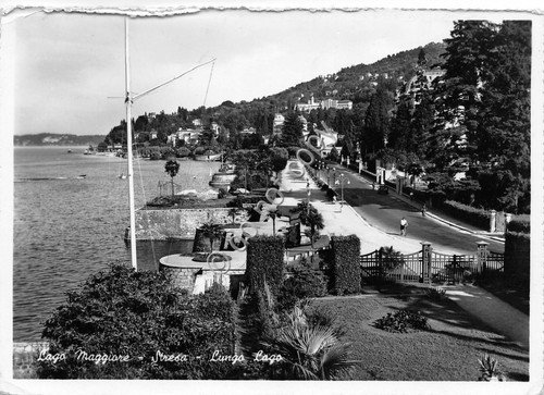 Cartolina Stresa Lungolago 1952