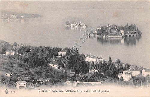 Cartolina Stresa Panorama da Isola Bella e Isola Superiore Ed. …