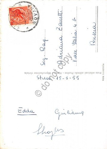 Cartolina Stresa Panorama parziale 1955 (Novara) | Immagine Gallery 2