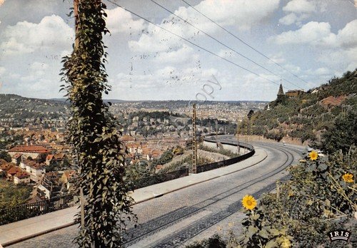 Cartolina Stuttgart blick von der Neuen Weinsteige 1968 | Immagine principale