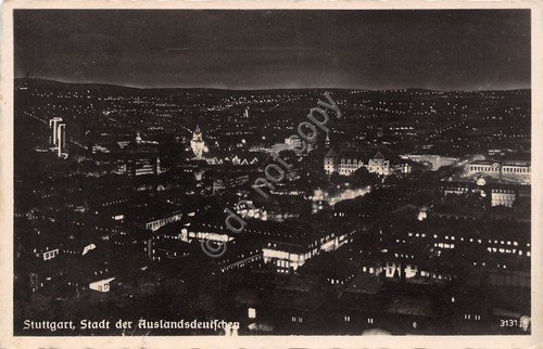 Cartolina Stuttgart Stadt der Auslandsdeutschen 1939 | Immagine principale