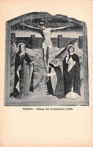 Cartolina Taggia Chiesa dei Domenicani Affresco antico refettorio | Immagine principale