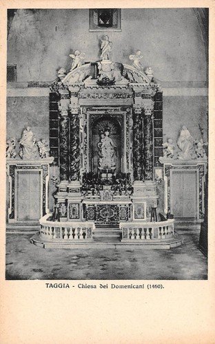 Cartolina Taggia Chiesa dei Domenicani Altare in marmo | Immagine Gallery 1