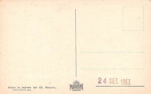 Cartolina Taggia Chiesa dei Domenicani Altare in marmo | Immagine Gallery 2