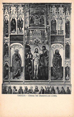 Cartolina Taggia Chiesa dei Domenicani Battesimo di Gesù | Immagine Gallery 1