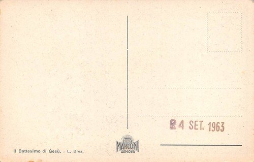 Cartolina Taggia Chiesa dei Domenicani Battesimo di Gesù | Immagine Gallery 2